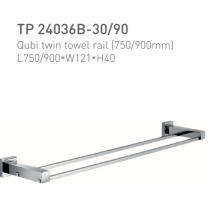 Qubi Twin Towel Rail (750/900mm)